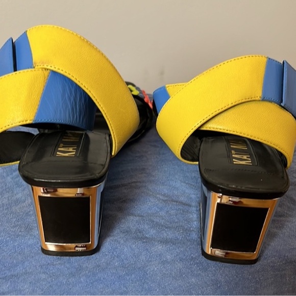 KAT MACONIE Low Heel Beaded Statement Sandals – Size 7 - Picture 3 of 8